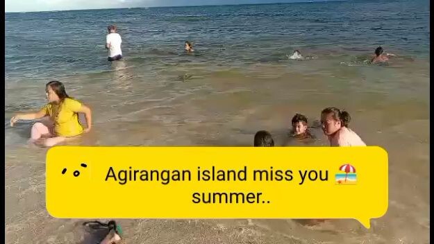 agirangan island on may.. miss you summer..😊