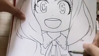 anya drawing 😳✨