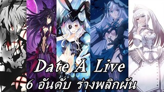 Date A Live :  6อันดับ ร่างพลิกผันของภูต