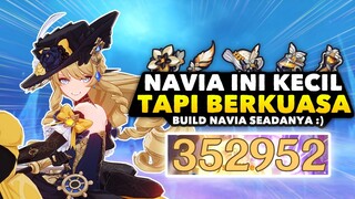 Navia ini Kecil TAPI BERKUASA - BUILD NAVIA Seadanya Genshin Impact