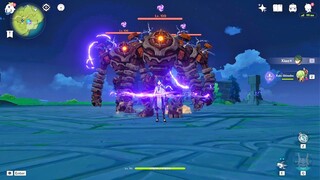 2.7 C0 XIAO and C0 Kuki Shinobu THUNDERSTORMS!! Gameplay