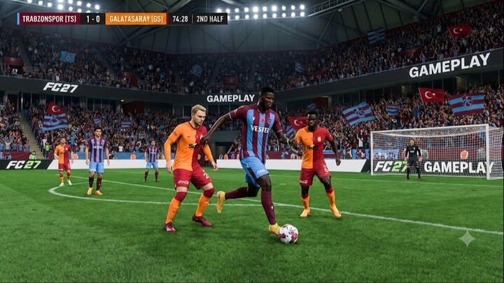 DUELO DE GIGANTES NA TURQUIA!  Trabzonspor vs Galatasaray  FC 27 Gameplay