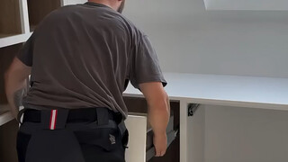 Custom cabinet installation, making the most of every inch of space