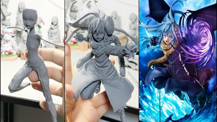 Pulling out Rimuru's ultimate form from clay