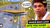 WHEN BAD LUCK HITS YOU HARD 😭 | UNLUCKIEST DAY EVER IN PUBG MOBILE [ Funny moments]