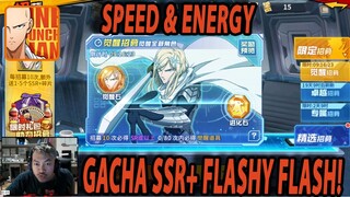 🔥🔥GACHA BANNER SSR+ FLASHY FLASH [RAJANYA TIM SPEED & ENERGY] - ONE PUNCH MAN:The Strongest