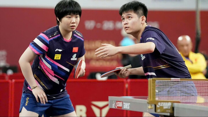 LINSHIDONG/KUAIMAN-SIMON GAUZY/PRITHIKA PAVADE-ITTF World Table Tennis Champions