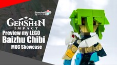 Preview my LEGO Baizhu Chibi from Genshin Impact | Somchai Ud