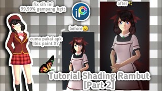 Tutorial shading rambut part 2 || SAKURA SCHOOL SIMULATOR