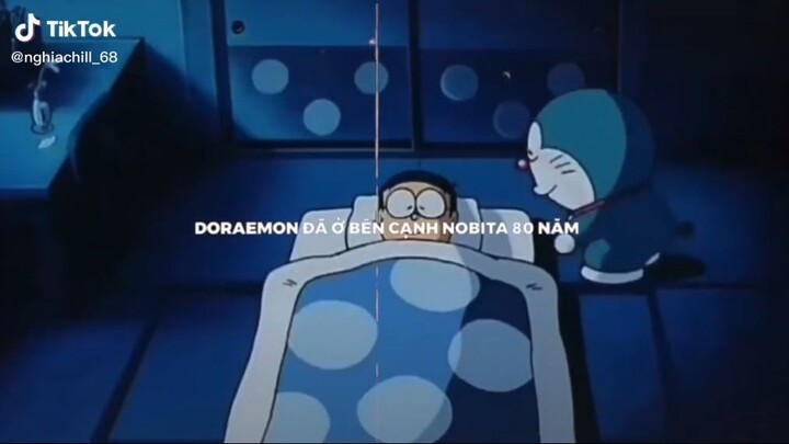 Doremon đã ở bên cạnh nobita suốt 80 năm