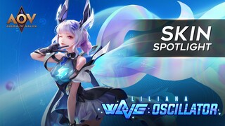 Liliana WaVe Oscillator Skin Spotlight - Garena AOV (Arena of Valor)