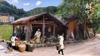 河北的制糖世家，家庭手工制作糖瓜，每次需要全家十多人一起上阵，看着太累了！【冀之味】