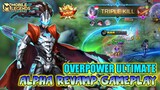 New Revamped Alpha | Alpha Revamp Gameplay | Mobile Legends Bang Bang