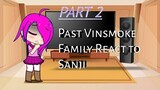 Past Vinsmoke Family React to Sanji //one piece react // past vinsmoke react // react to sanji //