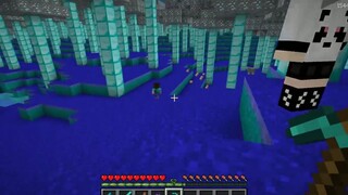 HEBI THỬ THÁCH 24 GIỜI KHÁM PHÁ THẾ GIỚI KIM CƯƠNG TRONG MINECRAFT_HEBI CHẾ TẠO