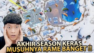 NGERI !! AKHIR SEASON MUSUHNYA KERAS AIM GHOIB , TURUN EVENT MUSUHNYA RAME BANGET !! - PUBG MOBILE