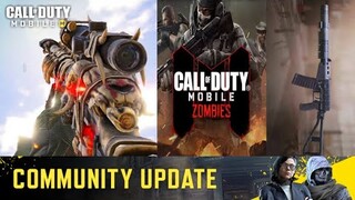 COMMUNITY UPDATES - ZOMBIE MODE WHEN IT WILL COME? | COD MOBILE