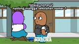 siapa yg pas sekolah suka nyolong mangga sekolahan ? - animasi dubbing madura - EP animation