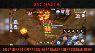 SOLO AMONRA SNIPER ANGELING  Ragnarok X Next Generation ROX