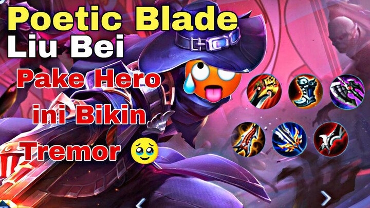 Auto Tremor😪 Gameplay Poetic Blade (Liu Bei) Honor of King
