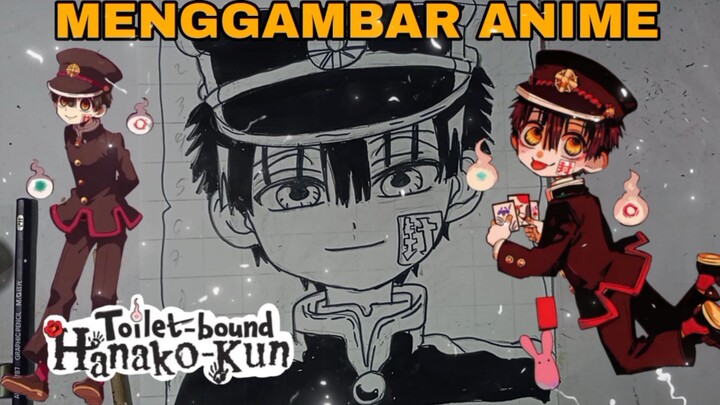 menggambar anime toilet- bound hanako-kun