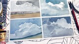 [Watercolor] Cloud Nanny Level Tutorial (with explanation)
