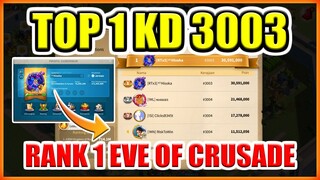 REVIEW TOP POWER INDO KD 3003 RANK 1 EVE OF CRUSADE !!