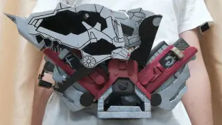 Make Kamen Rider w fang ace belt from cardboard