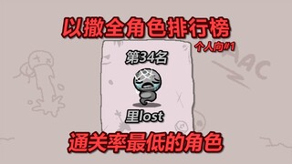 อันดับส่วนตัวของตัวละครทั้งหมดใน Isaac — อันดับที่ 34: ลีลอสต์ ตัวละครที่มีอัตราการผ่านด่านต่ำที่สุด