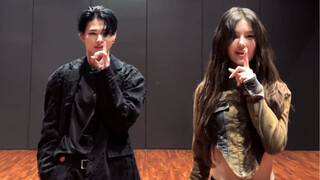 ENHYPEN Nishimura Riki x NewJeans Danielle "Sweet Venom" dance challenge!