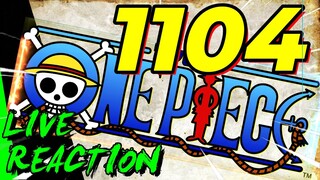 REACTION LIVE ONE PIECE CHAPITRE 1104 - merci papa
