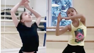 K Bảo - video nhảy khi còn là cô bé Nga nhỏ, độ dẻo dai thật sự rất tốt, một em bé đầy kỹ năng