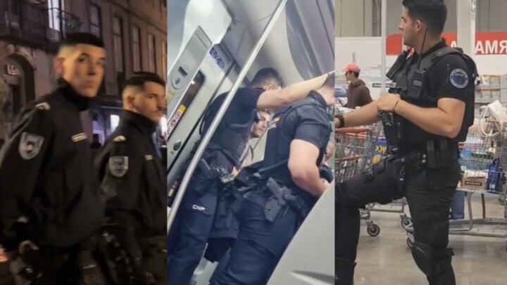 Beberapa polisi seksi di TikTok, aku pengen banget makan mereka!