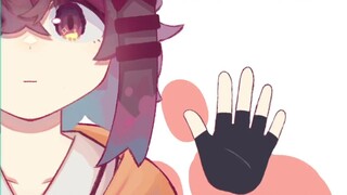 【live2d】I spent an afternoon making this hand