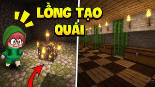 MINECRAFT SINH TỒN #6: PHÁT HIỆN LỒNG TẠO QUÁI VÀ XÂY NHÀ KHO DỰ TRỮ