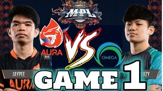 OMEGA VS AURA PH  🔥🔥Game 1] | MPL-PH Season 6 Regular Season Week 3 Day 3 | MLBB