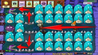 PvZ - Plants vs Zombies Hack | Chomper + Tall-nut  + Garlic VS  99999 Newspaper Zombi p20