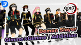 Demon Slayer|[MMD]Gimme×Gimme／Addiction[1080p](All Members Wearig Army Suit)_3