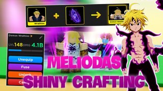 [CODE] SỨC MẠNH KHỦNG KHIẾP CỦA VỊ TƯỚNG SHINY CRAFTING MELIODAS || ANIME FIGHTERS SIMULATOR