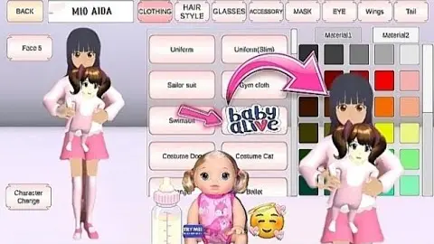 Mio Aida Toys Tutorial |Sakura school simulator|Menskie gaming