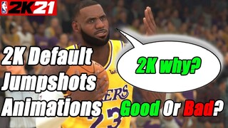 NBA2K21 Default Jump Shot Animation!