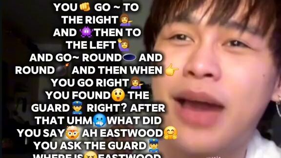 yanyan speaking a line of jayjay in english