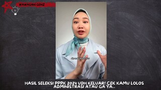 Seleksi Hasil PPPK 2024 Sudah Keluar