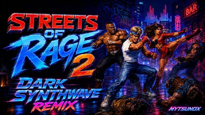 STREETS OF RAGE 2 (1992) – DARK SYNTHWAVE REMIX 🔥