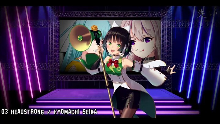 UshinaiP feat. Kyomachi Seika - HEADSTRONG (Live Renai Shuugi 4th Anniversary) #JPOPENT