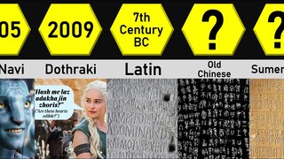Comparison: Oldest Languages in the world