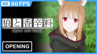 Spice and Wolf: Merchant Meets the Wise Wolf Opening | Creditless | 4K 60FPS AI Remastered