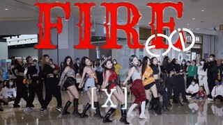 【EXID】1:1全网最还原服装！带伴舞版Fire翻跳路演现场！替姐姐打歌咯～十周年回归快乐！