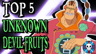 Top 5 UNKNOWN Devil Fruits!!