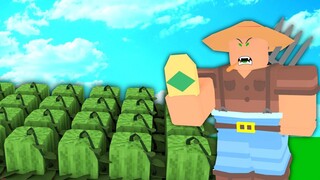 *WORLDS LARGEST FARM* In Roblox Bedwars...